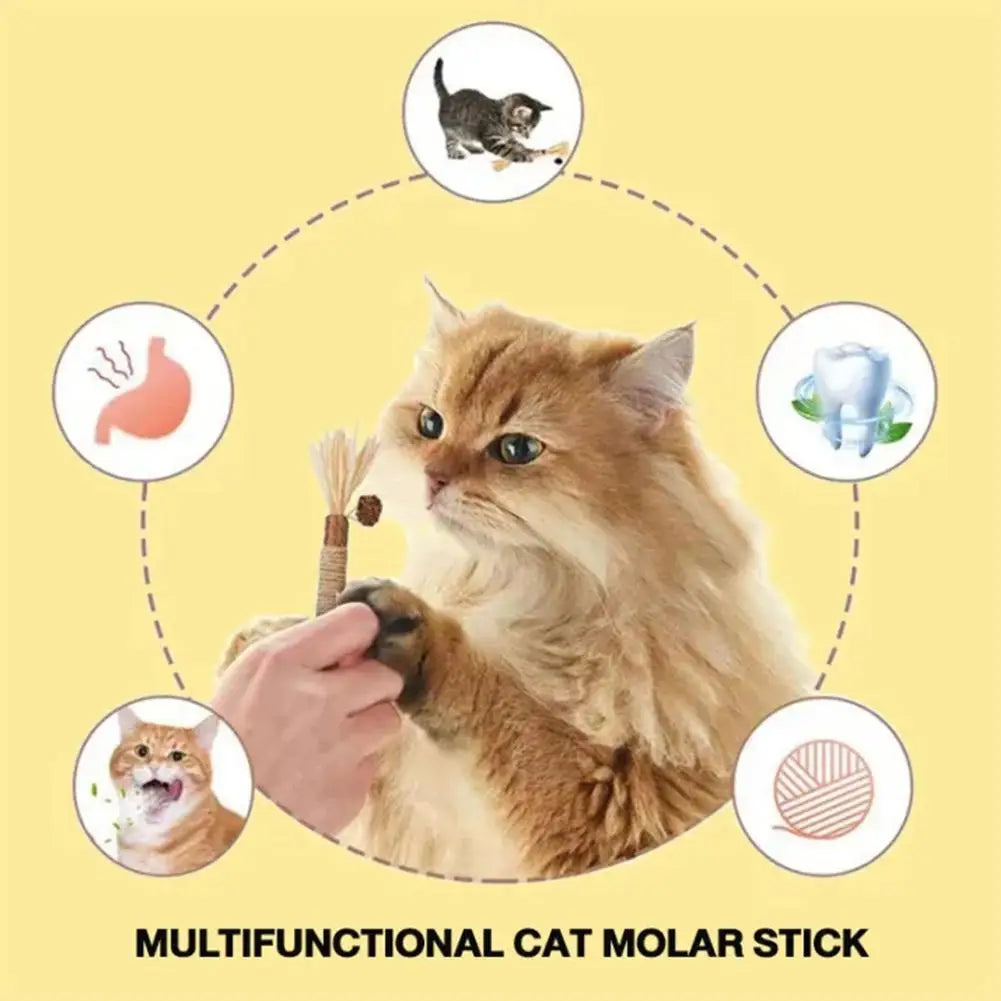 Cat Chew Stick Toys | Kitten Cleaning Teeth Rope
