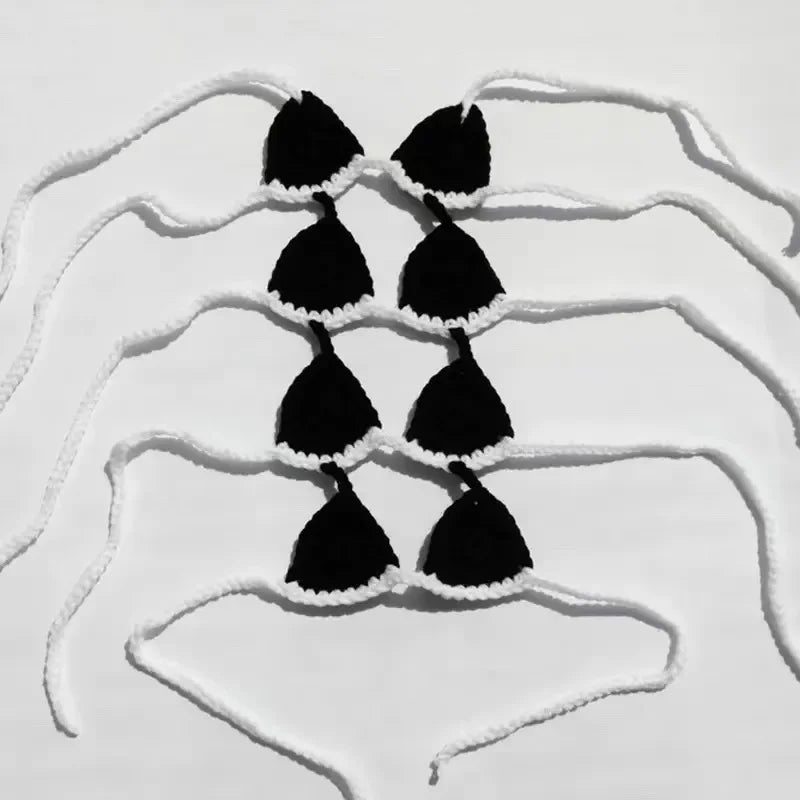 Funny Cat Bra Clothes | Pet Cosplay Bikini | Kitten Pet Underwear