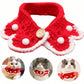 Scarf Christmas Pet Collar | Cat Decorative Scarf | Kitten Decorative Knit