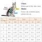 Cotton Cat Clothes | Cute Print Pet Pajamas | Kitten Jumpsuit