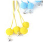 Interactive Cat Stick Toy | Kitten Bite-Resistant Plush Ball With Bell | Teaser Wand Toys
