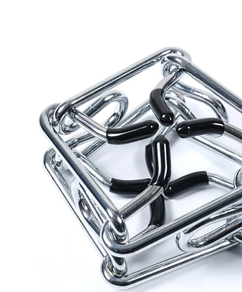 Stimulating Training Dog Collar | Detachable Stainless Steel Metal Collar with Rubber Tips
