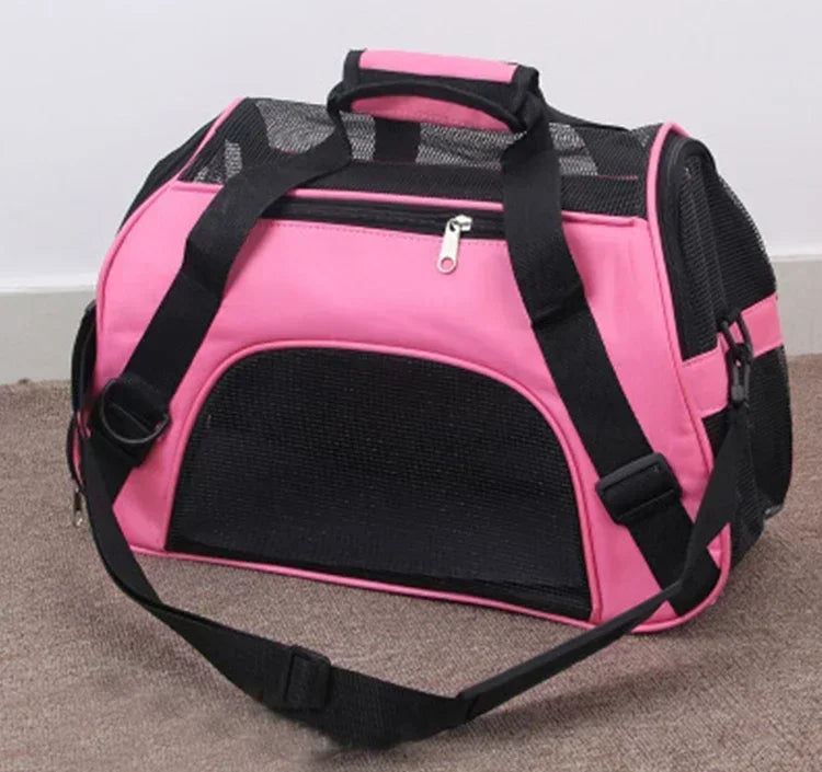 Dog Carrier Bag | Mesh Breathable Cat Carrier Bags | Foldable Pet Handbag