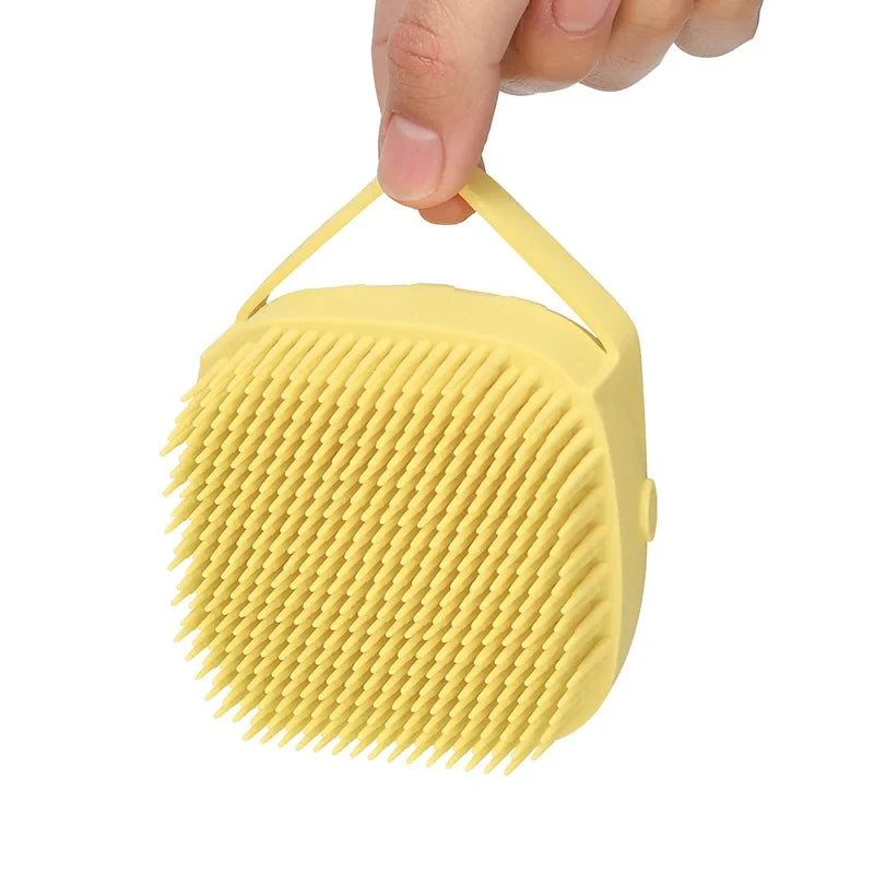Silicone Bath Brush | Soft Grooming Dog Brush Comb | Cat Pet Massage