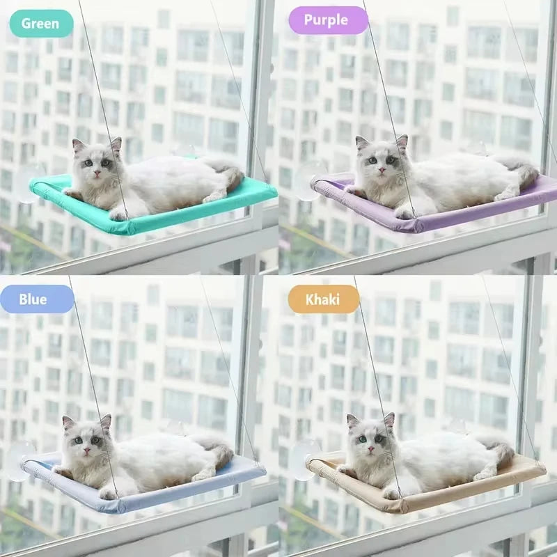 Hanging Cat Bed | Comfortable Window Kitten Hammock | Aerial Pet Bedding 20kg