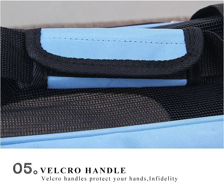 Dog Carrier Bag | Mesh Breathable Cat Carrier Bags | Foldable Pet Handbag